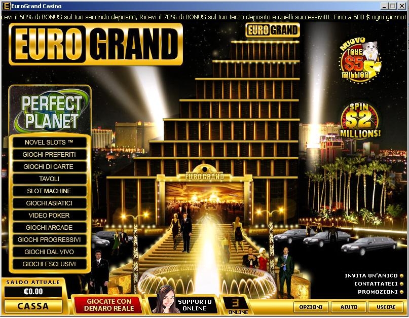 Eurogrand Casino Lobby